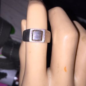 Tigers eye sterling silver ring